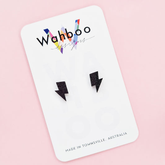 Lightning Stud Earrings