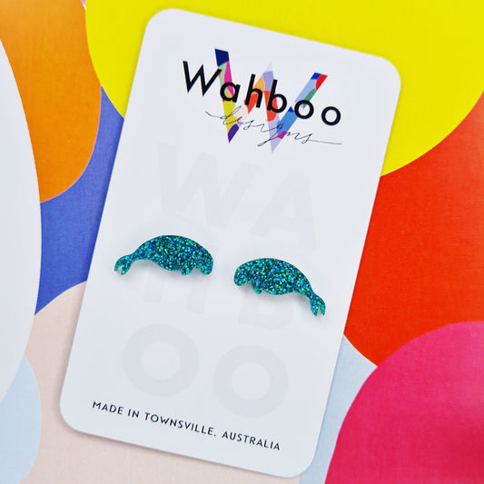 Dugong Stud Earrings