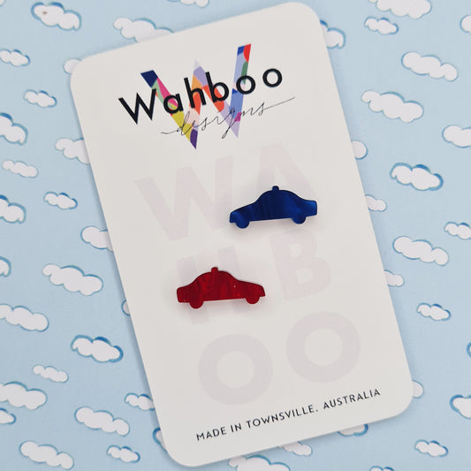 Police Car Stud Earrings