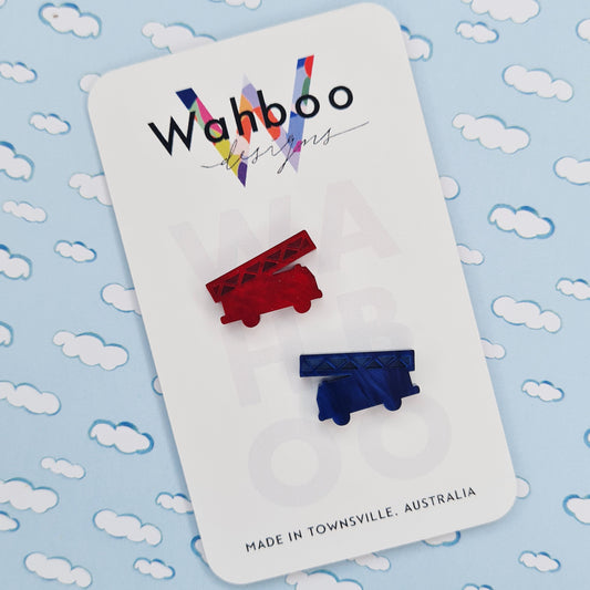 Fire Truck Stud Earrings