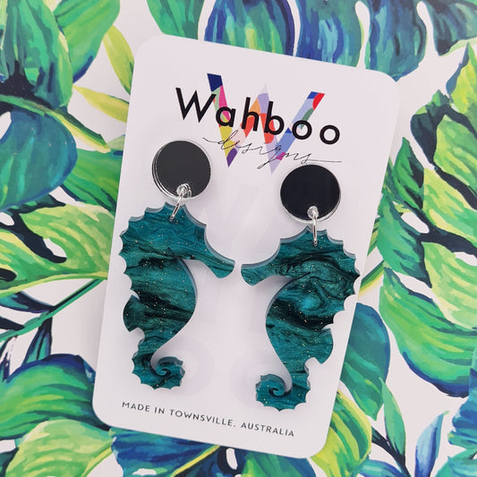 Seahorse Dangle Earrings