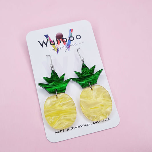 Patsy Pineapple Dangle Earrings