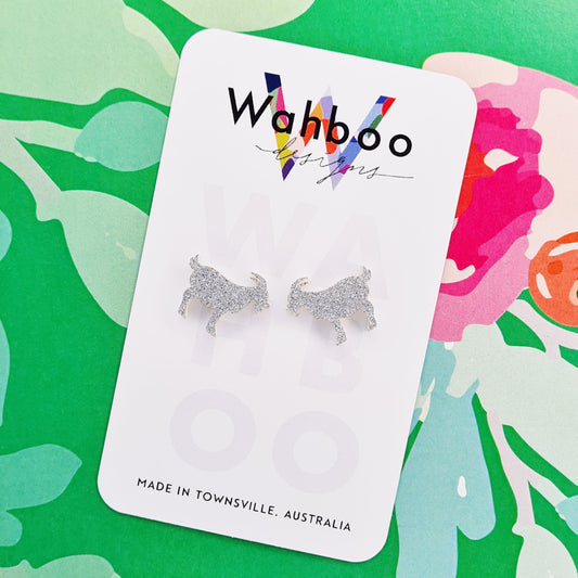 Goat Stud Earrings
