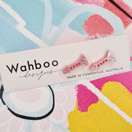 Clarinet Stud Earrings