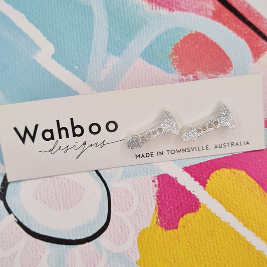Clarinet Stud Earrings