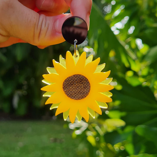 Sunflower Dangle Earrings