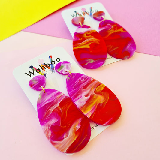 Melinda Mega Dangle Earrings