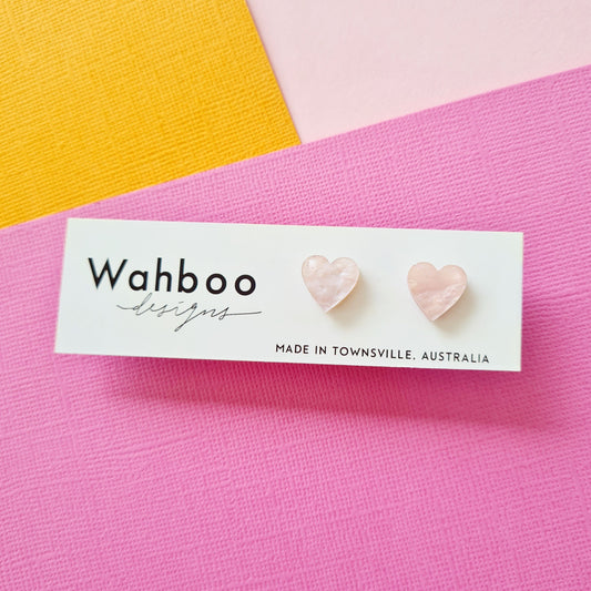 Pearlescent Pink Collection Stud Earrings