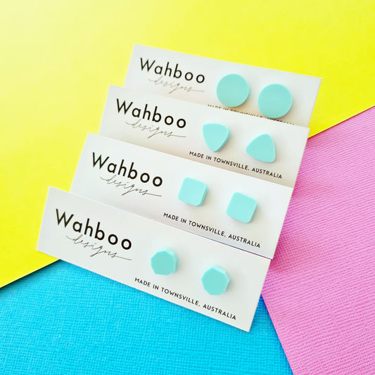 Pastel Blue Collection Stud Earrings