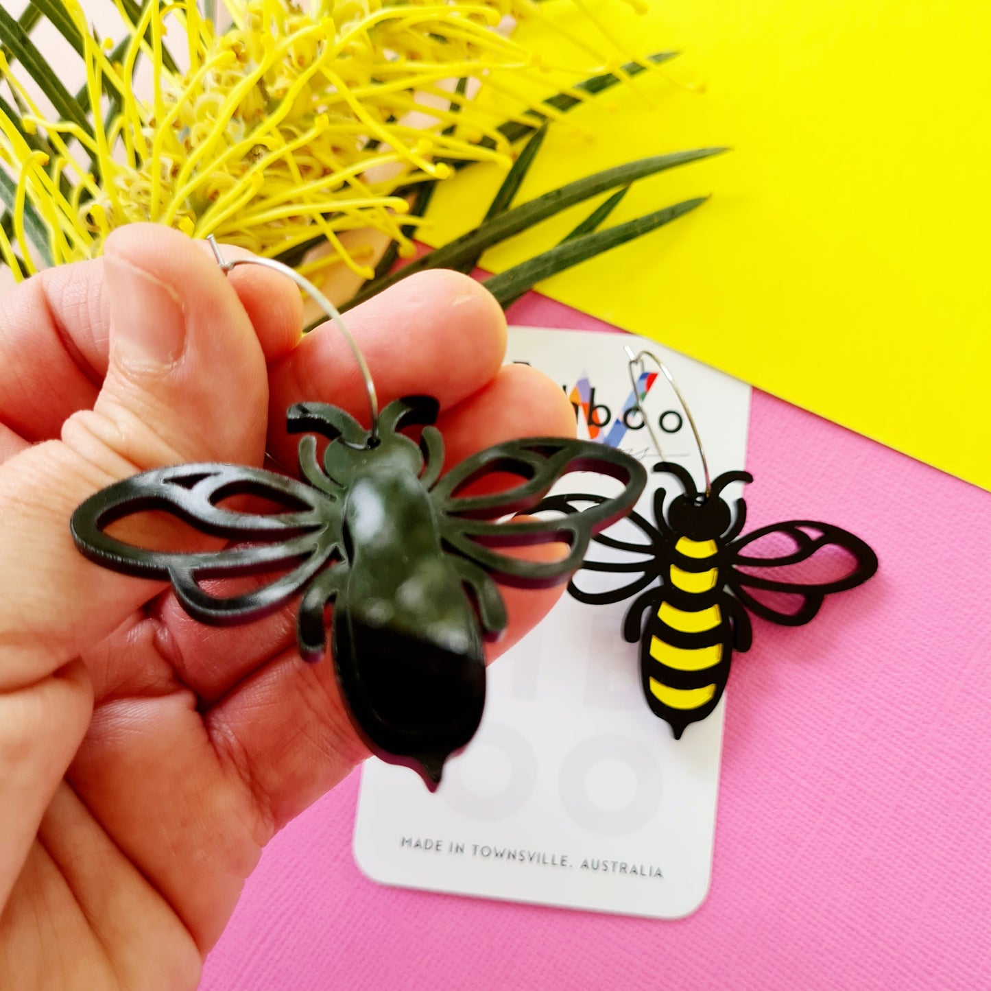 Bee Dangle Earrings