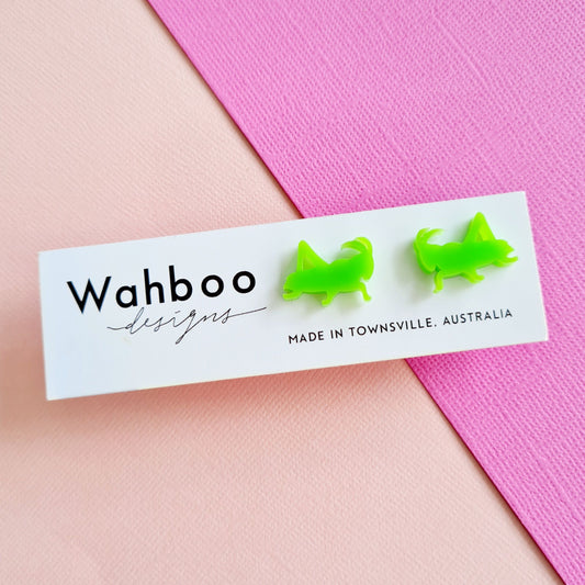 Grasshopper Stud Earrings