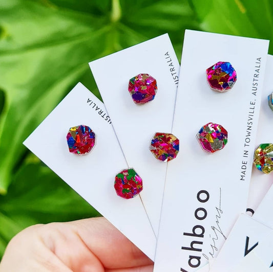 Gem Stud Earrings
