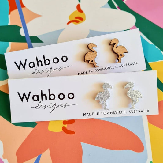 Flamingo Stud Earrings
