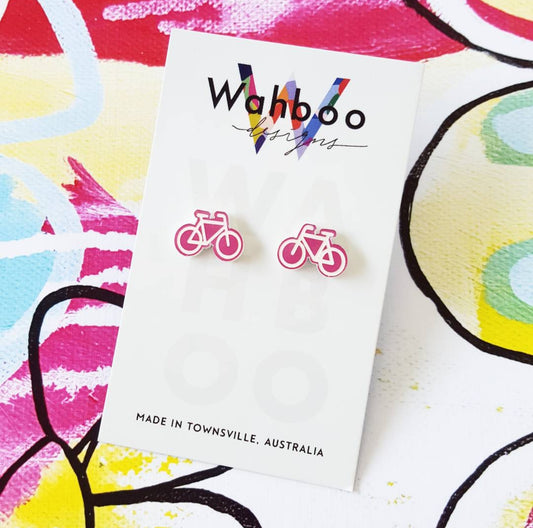 Bike Stud Earrings